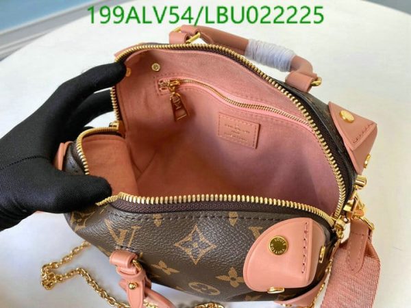 Louis Vuitton 1:1 Mirror Replica Petite Malle Souple Monogram Rose Peche FULLSET LBU0222251932