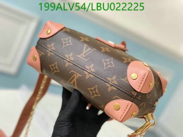 Louis Vuitton 1:1 Mirror Replica Petite Malle Souple Monogram Rose Peche FULLSET LBU0222251932