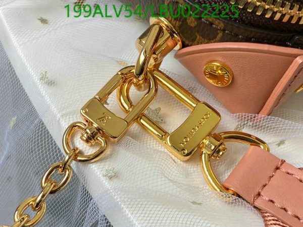 Louis Vuitton 1:1 Mirror Replica Petite Malle Souple Monogram Rose Peche FULLSET LBU0222251932