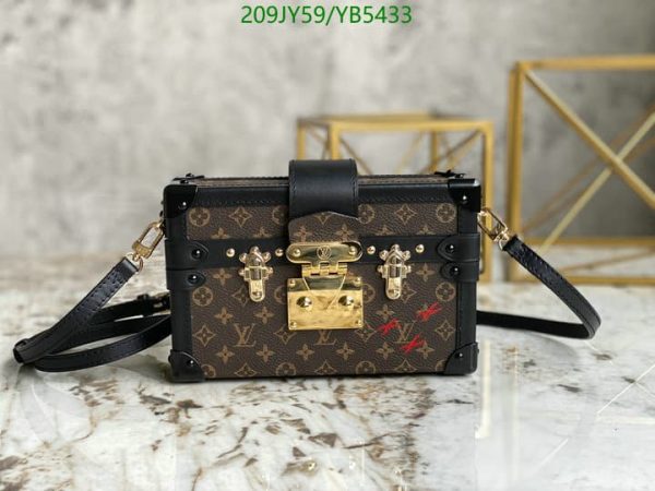 Louis Vuitton 1:1 Mirror Replica Petite Malle trunk crossbody shoulder bag YB54333659751