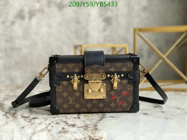 Louis Vuitton 1:1 Mirror Replica Petite Malle trunk crossbody shoulder bag YB54333659751