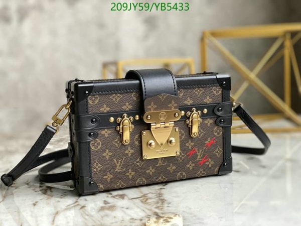 Louis Vuitton 1:1 Mirror Replica Petite Malle trunk crossbody shoulder bag YB54333659751