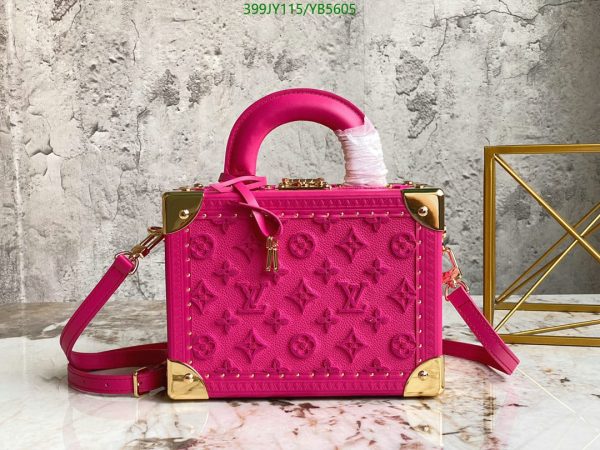 Louis Vuitton 1:1 Mirror Replica Petite Valise Rose red YB56051131567