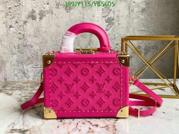 Louis Vuitton 1:1 Mirror Replica Petite Valise Rose red YB56051131567