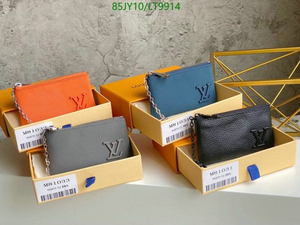 Louis Vuitton 1:1 Mirror Replica Plain Leather Logo Clutches Bag LT99145768123