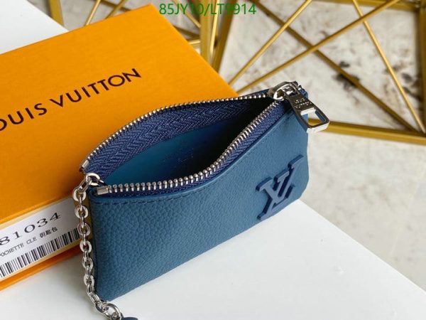 Louis Vuitton 1:1 Mirror Replica Plain Leather Logo Clutches Bag LT99145768123