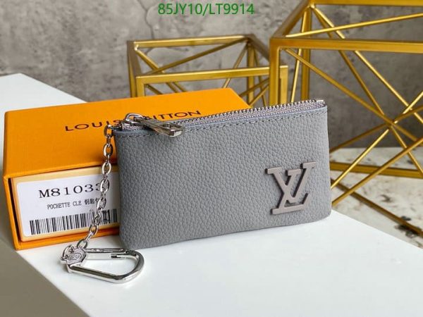 Louis Vuitton 1:1 Mirror Replica Plain Leather Logo Clutches Bag LT99145768123