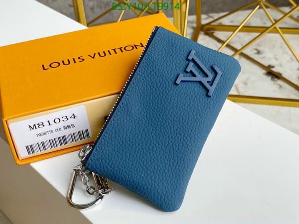 Louis Vuitton 1:1 Mirror Replica Plain Leather Logo Clutches Bag LT99145768123