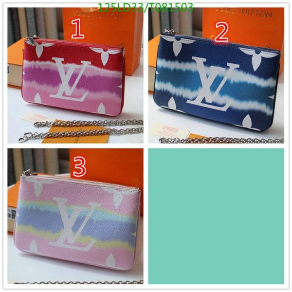 Louis Vuitton 1:1 Mirror Replica Pochette Double Zip Bag T081503563298