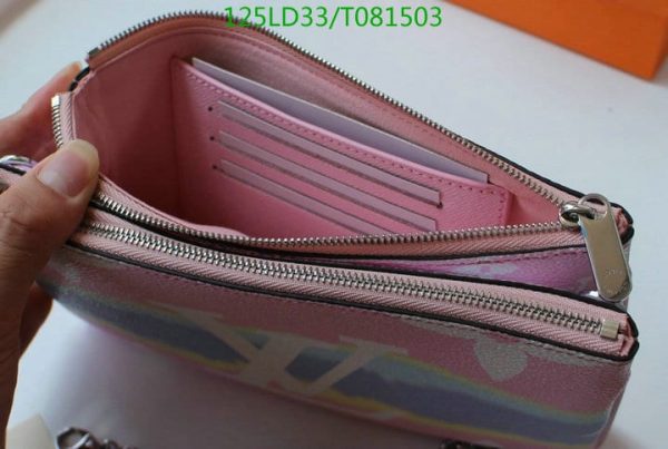 Louis Vuitton 1:1 Mirror Replica Pochette Double Zip Bag T081503563298