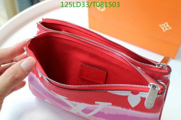 Louis Vuitton 1:1 Mirror Replica Pochette Double Zip Bag T081503563298