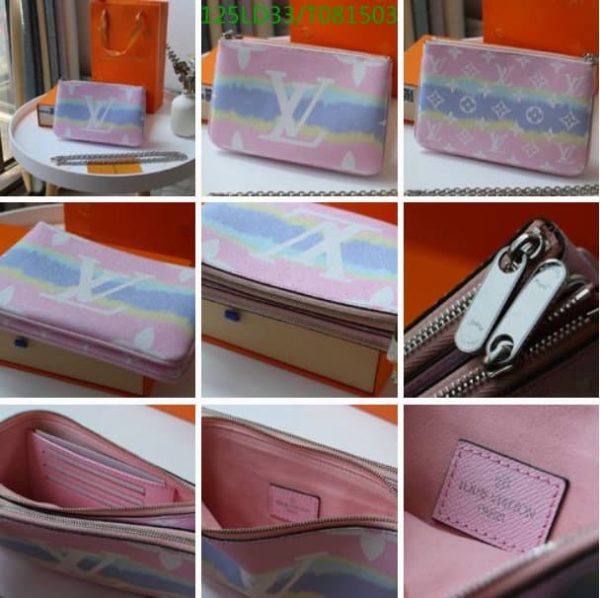 Louis Vuitton 1:1 Mirror Replica Pochette Double Zip Bag T081503563298