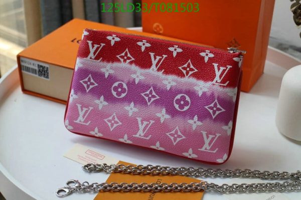 Louis Vuitton 1:1 Mirror Replica Pochette Double Zip Bag T081503563298