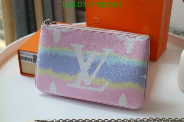 Louis Vuitton 1:1 Mirror Replica Pochette Double Zip Bag T081503563298