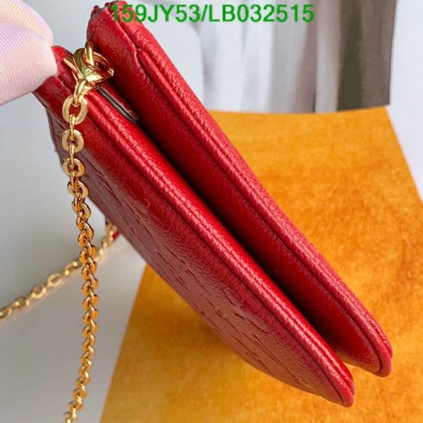 Louis Vuitton 1:1 Mirror Replica Pochette Double Zip Chain Shoulder crossbody Bag LB03251536524