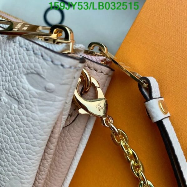 Louis Vuitton 1:1 Mirror Replica Pochette Double Zip Chain Shoulder crossbody Bag LB03251536524