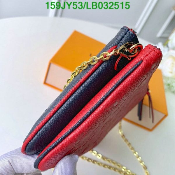 Louis Vuitton 1:1 Mirror Replica Pochette Double Zip Chain Shoulder crossbody Bag LB03251536524