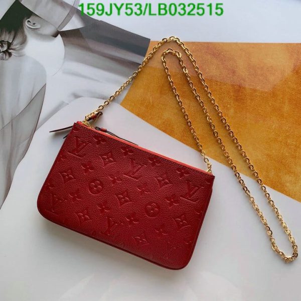 Louis Vuitton 1:1 Mirror Replica Pochette Double Zip Chain Shoulder crossbody Bag LB03251536524