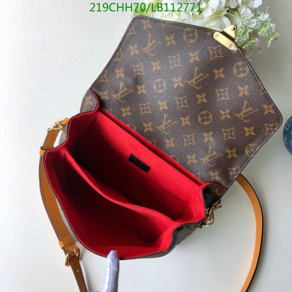 Louis Vuitton 1:1 Mirror Replica Pochette Métis Monogram Canvas Coquelicot Red  LB11277131245