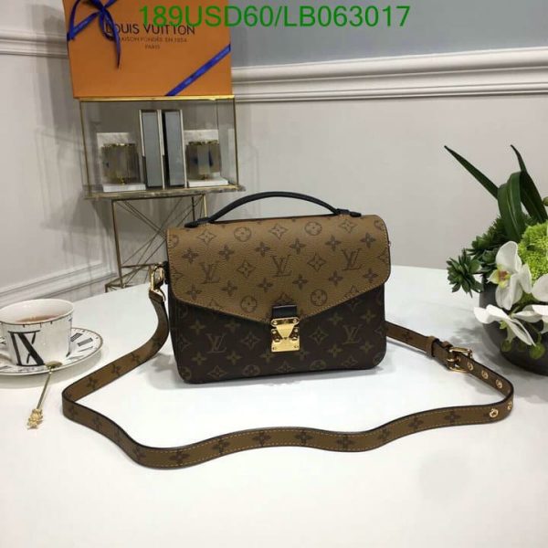 Louis Vuitton 1:1 Mirror Replica Pochette Metis Reverse Monogram Canvas  LB06301731256