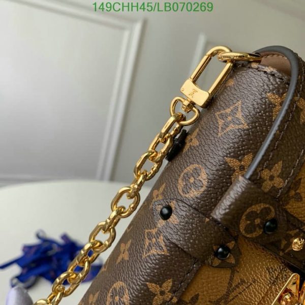 Louis Vuitton 1:1 Mirror Replica Pochette Trunk Verticale Monogram Brown/Black LB07026941234