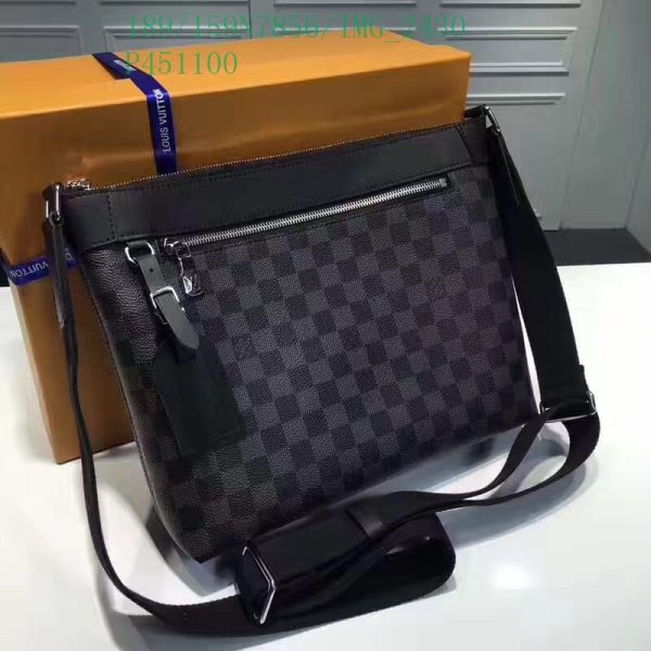 Louis Vuitton 1:1 Mirror Replica Pochette Voyage Damier Graphite MM LB11300942113