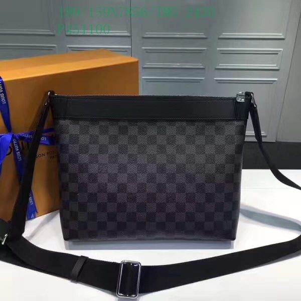 Louis Vuitton 1:1 Mirror Replica Pochette Voyage Damier Graphite MM LB11300942113