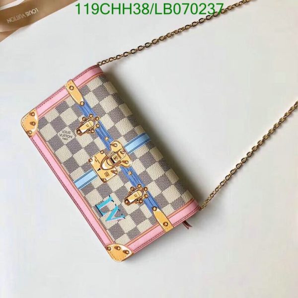 Louis Vuitton 1:1 Mirror Replica Pochette Weekend Damier Azur Spring  LB07023741231