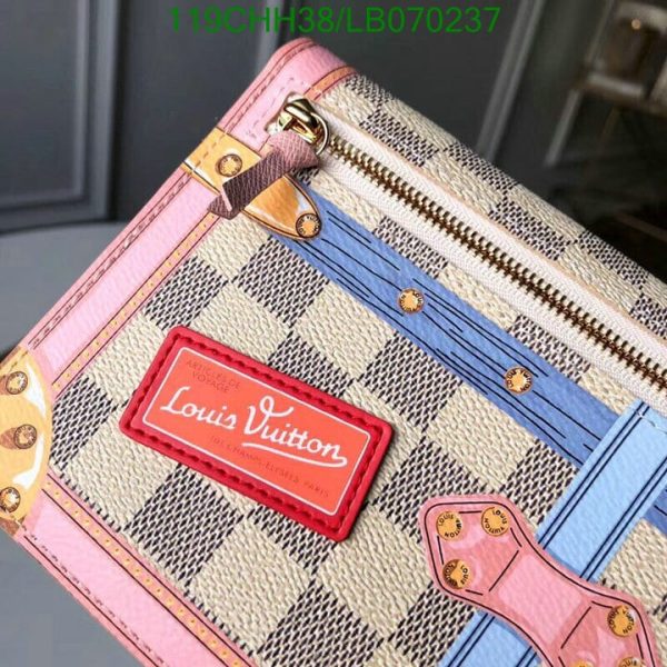 Louis Vuitton 1:1 Mirror Replica Pochette Weekend Damier Azur Spring  LB07023741231