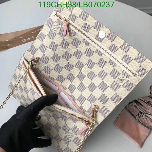 Louis Vuitton 1:1 Mirror Replica Pochette Weekend Damier Azur Spring  LB07023741231