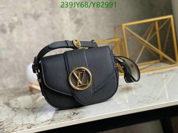 Louis Vuitton 1:1 Mirror Replica Pont 9 Soft PM Bag YB29911245896