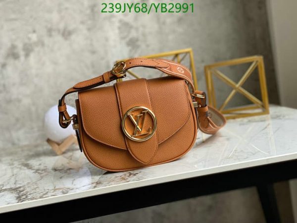 Louis Vuitton 1:1 Mirror Replica Pont 9 Soft PM Bag YB29911245896