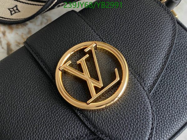 Louis Vuitton 1:1 Mirror Replica Pont 9 Soft PM Bag YB29911245896