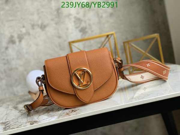 Louis Vuitton 1:1 Mirror Replica Pont 9 Soft PM Bag YB29911245896