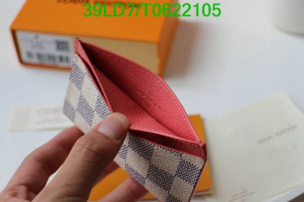 Louis Vuitton 1:1 Mirror Replica Porte Damierazur Cartes Simple Card Case T062210556321