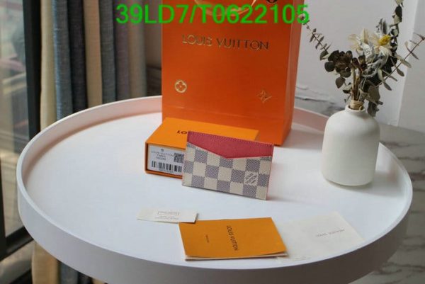 Louis Vuitton 1:1 Mirror Replica Porte Damierazur Cartes Simple Card Case T062210556321