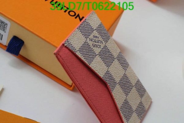 Louis Vuitton 1:1 Mirror Replica Porte Damierazur Cartes Simple Card Case T062210556321