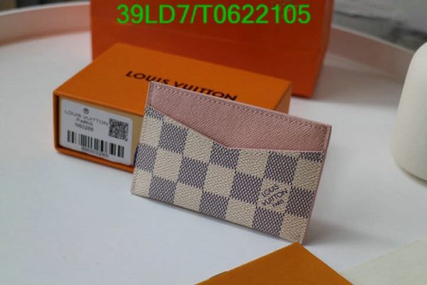 Louis Vuitton 1:1 Mirror Replica Porte Damierazur Cartes Simple Card Case T062210556321