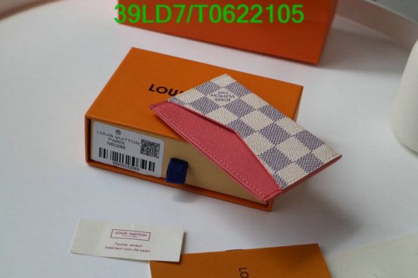 Louis Vuitton 1:1 Mirror Replica Porte Damierazur Cartes Simple Card Case T062210556321