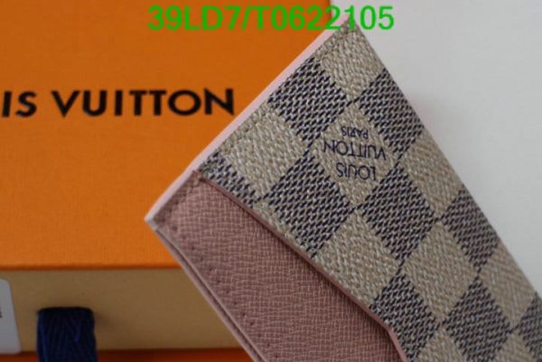 Louis Vuitton 1:1 Mirror Replica Porte Damierazur Cartes Simple Card Case T062210556321