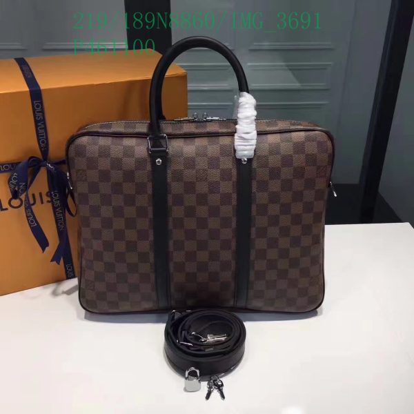 Louis Vuitton 1:1 Mirror Replica Porte Documents Voyage PM Business Briefcase Bag LB11308512579