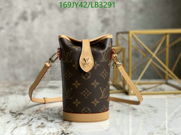 Louis Vuitton 1:1 Mirror Replica Pouch Brown Monogram Logo Phone Box LB32919312563