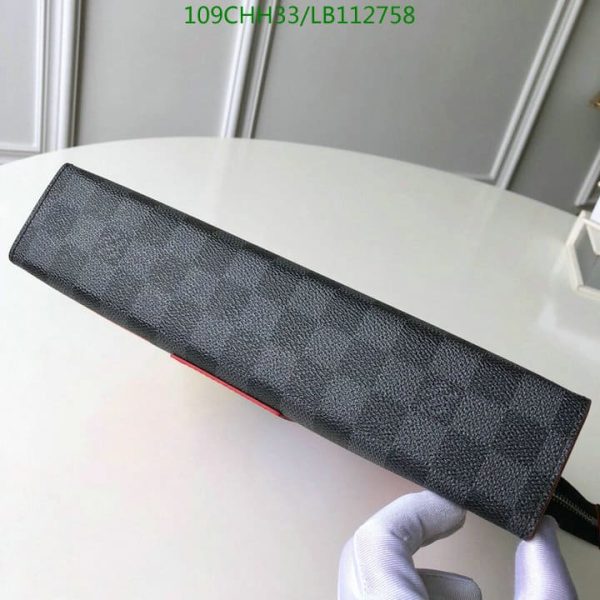 Louis Vuitton 1:1 Mirror Replica Pre-owned Damier Graphite Pegase LB11275831246