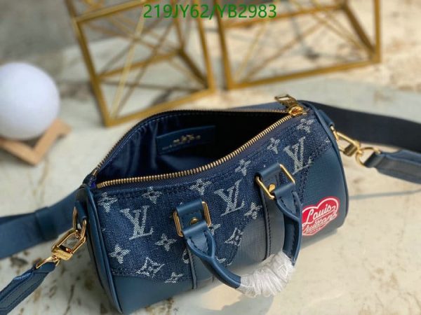 Louis Vuitton 1:1 Mirror Replica Pre-owned Keepall Xs Bag In Blue YB29837685432