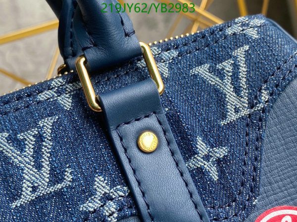 Louis Vuitton 1:1 Mirror Replica Pre-owned Keepall Xs Bag In Blue YB29837685432