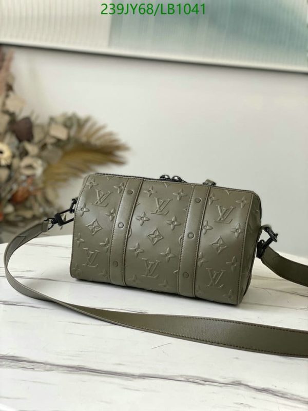 Louis Vuitton 1:1 Mirror Replica Pre-owned Keepall Xs Leather Bag In Green LB10413125673