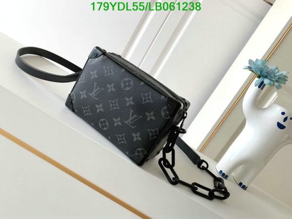 Louis Vuitton 1:1 Mirror Replica Mini Soft Trunk Eclipse LB06123831254