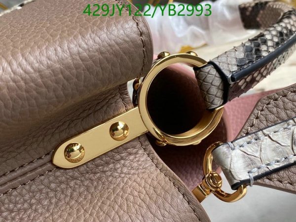 Louis Vuitton 1:1 Mirror Replica Python Trimmed Taurillon Capucines Bag YB29931245893