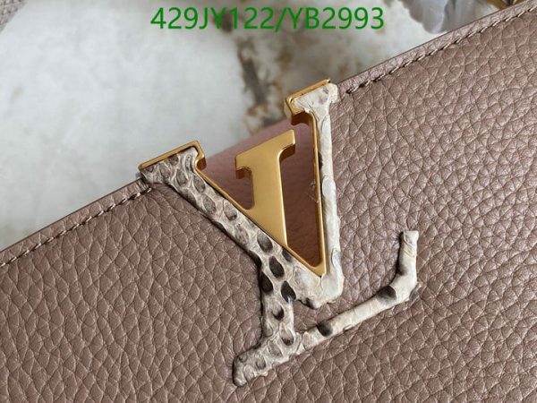 Louis Vuitton 1:1 Mirror Replica Python Trimmed Taurillon Capucines Bag YB29931245893