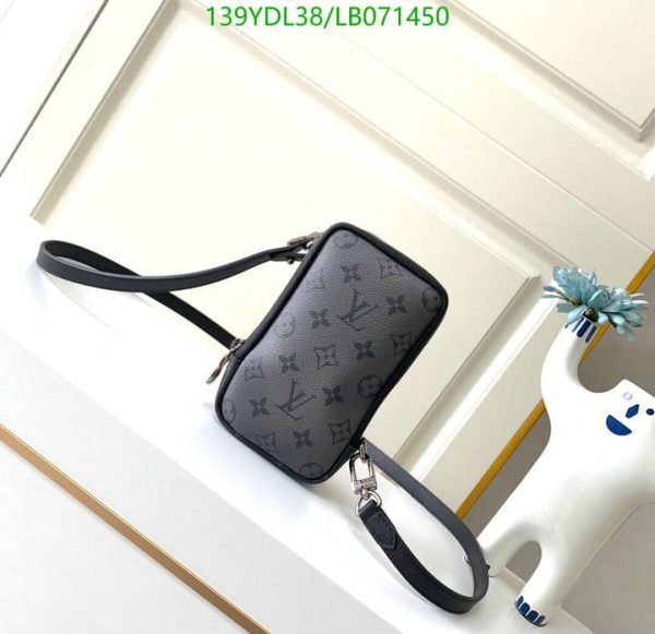 Louis Vuitton 1:1 Mirror Replica Reverse Double Phone Pouch LB07145023659